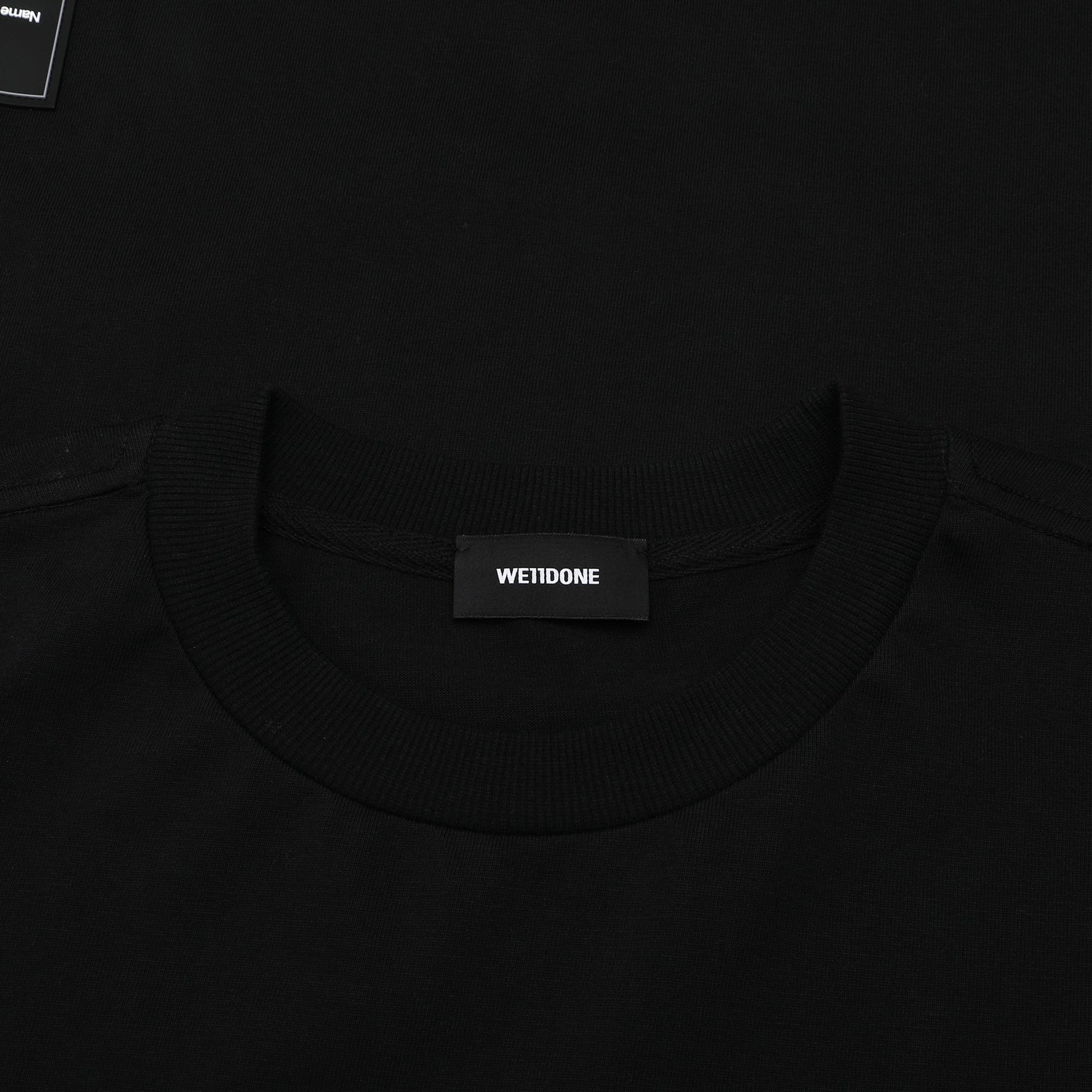 We11done Oversized Logo Print T-shirt | Designer code: WDTP620074 | Luxury Fashion Eshop | Lamode.com.hk