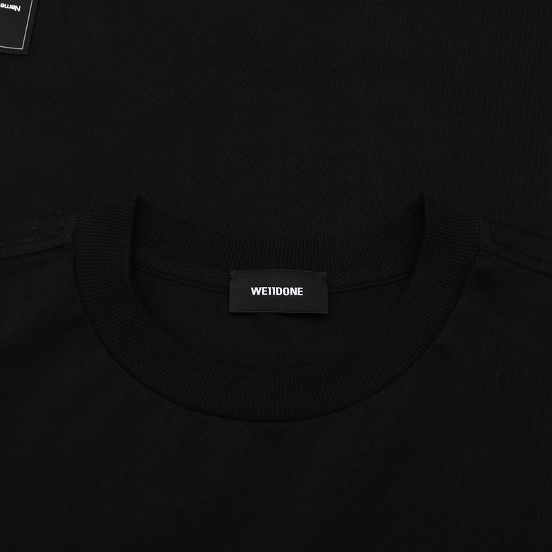 We11done Oversized Logo Print T-shirt | Designer code: WDTP620074 | Luxury Fashion Eshop | Lamode.com.hk