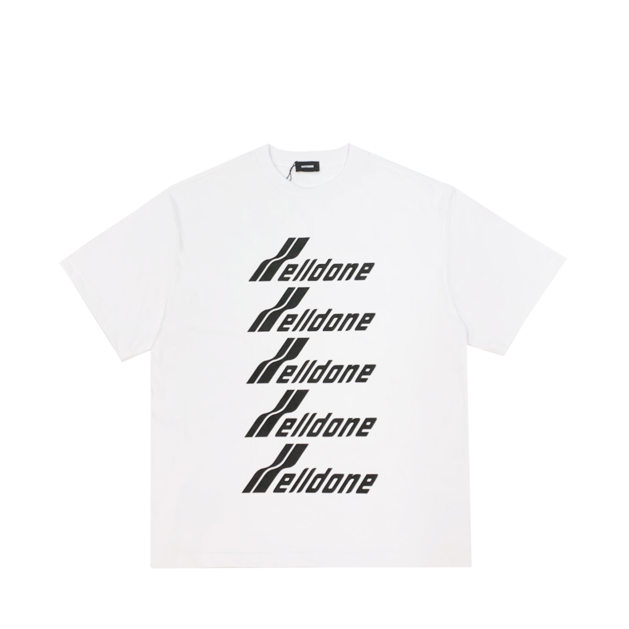 We11done Oversized Logo Print T-shirt | Designer code