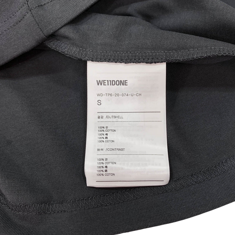 We11done Oversized Logo Print T-shirt | Designer code: WDTP620074 | Luxury Fashion Eshop | Lamode.com.hk