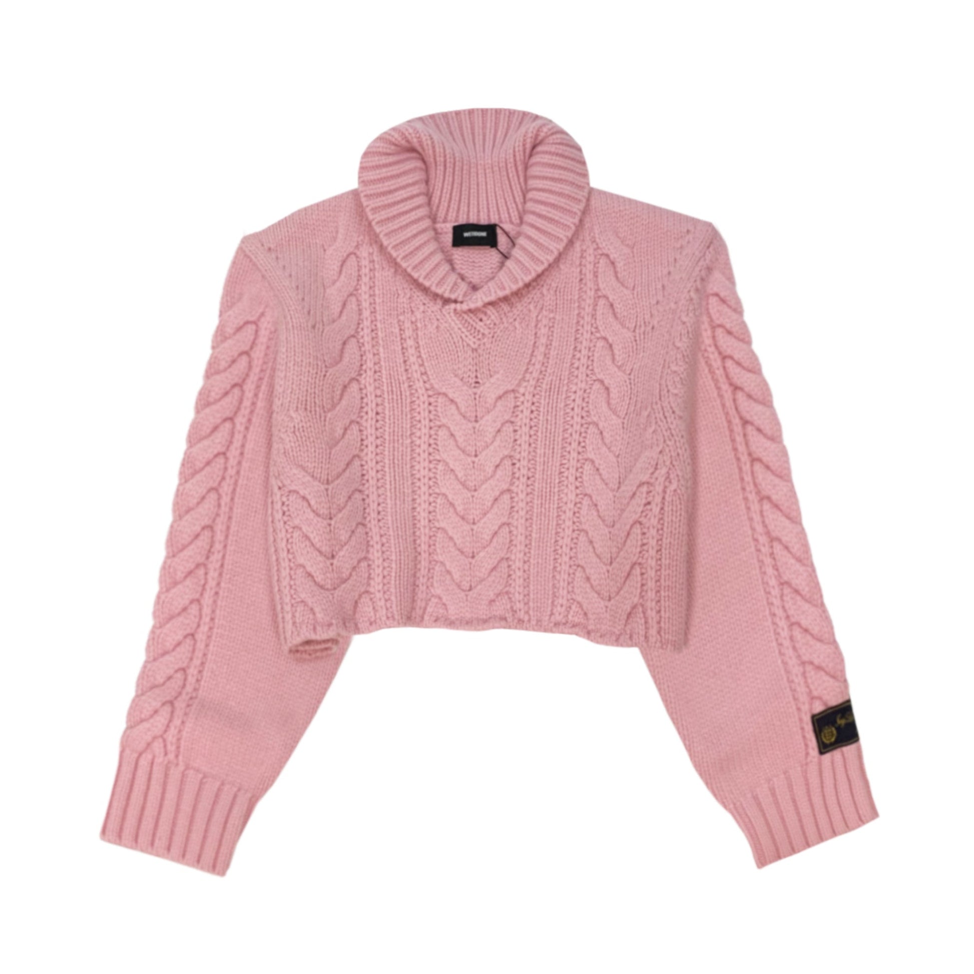 We11done Cable Knitted Sweater | Designer code: WDKT322642 | Luxury Fashion Eshop | Lamode.com.hk