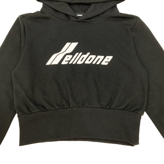 We11done Logo Crop Hoodie | Designer code: WDTH322865  | Luxury Fashion Eshop | Lamode.com.hk