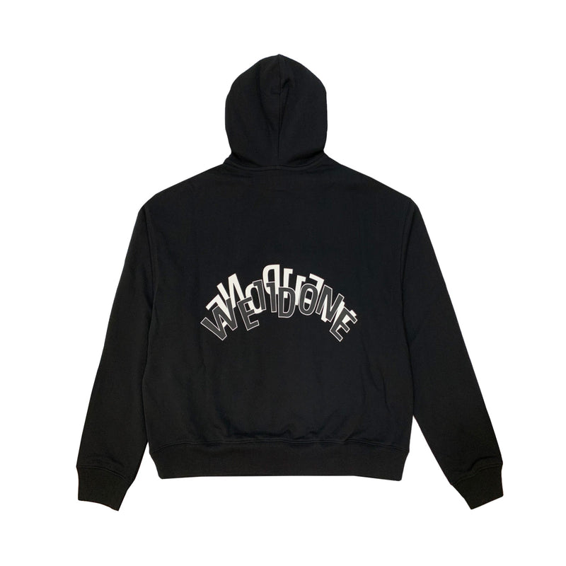 We11done Bi Layer Logo Hoodie | Designer code: WDTH322770  | Luxury Fashion Eshop | Lamode.com.hk