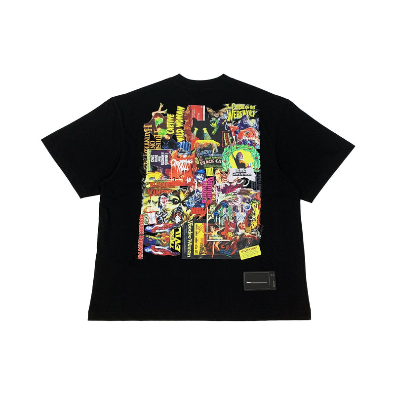 We11done Horror Collage T-Shirt | Designer code: WDTP519900 | Luxury Fashion Eshop | Lamode.com.hk