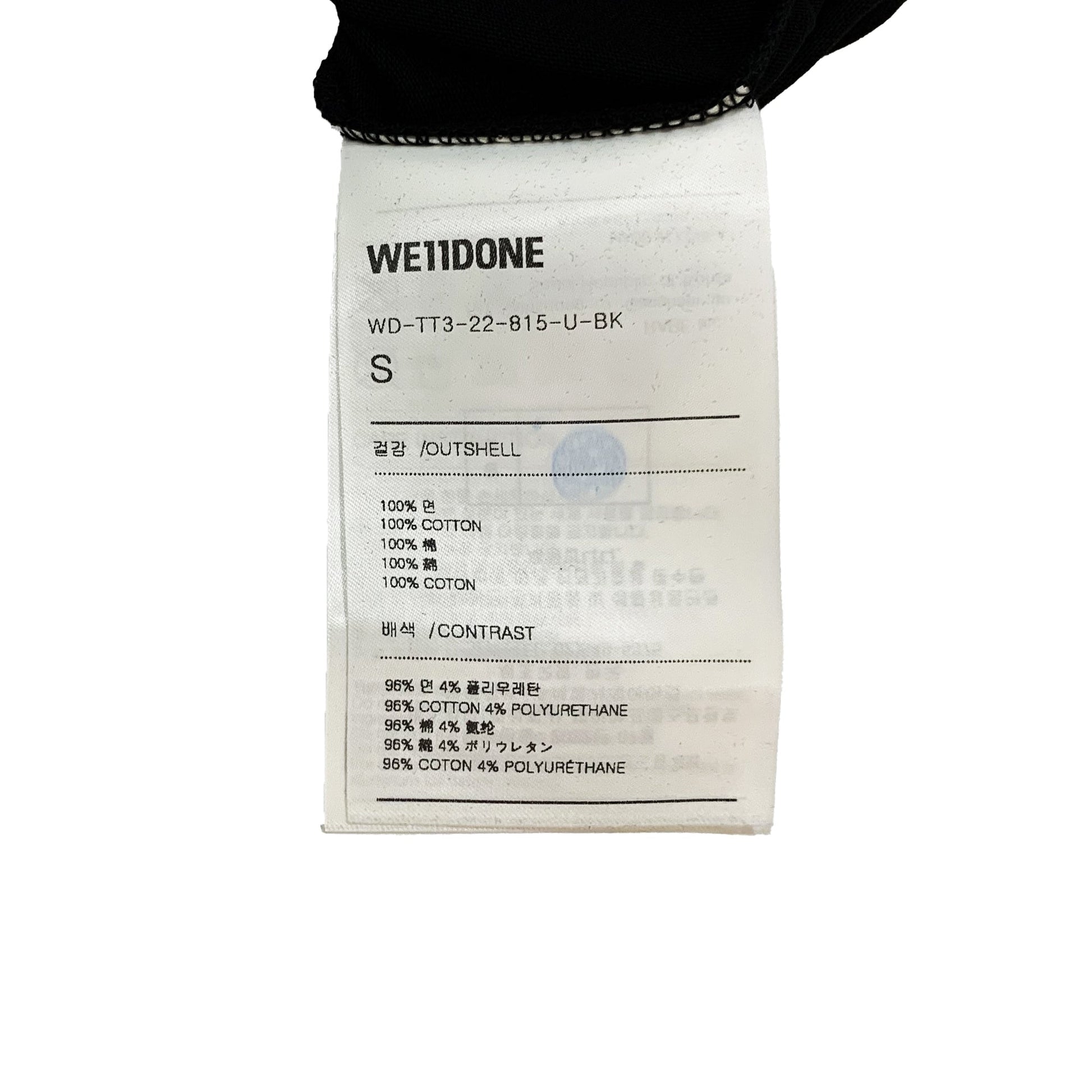 We11done Logo Print T-shirt | Designer code: WDTT322815 | Luxury Fashion Eshop | Lamode.com.hk