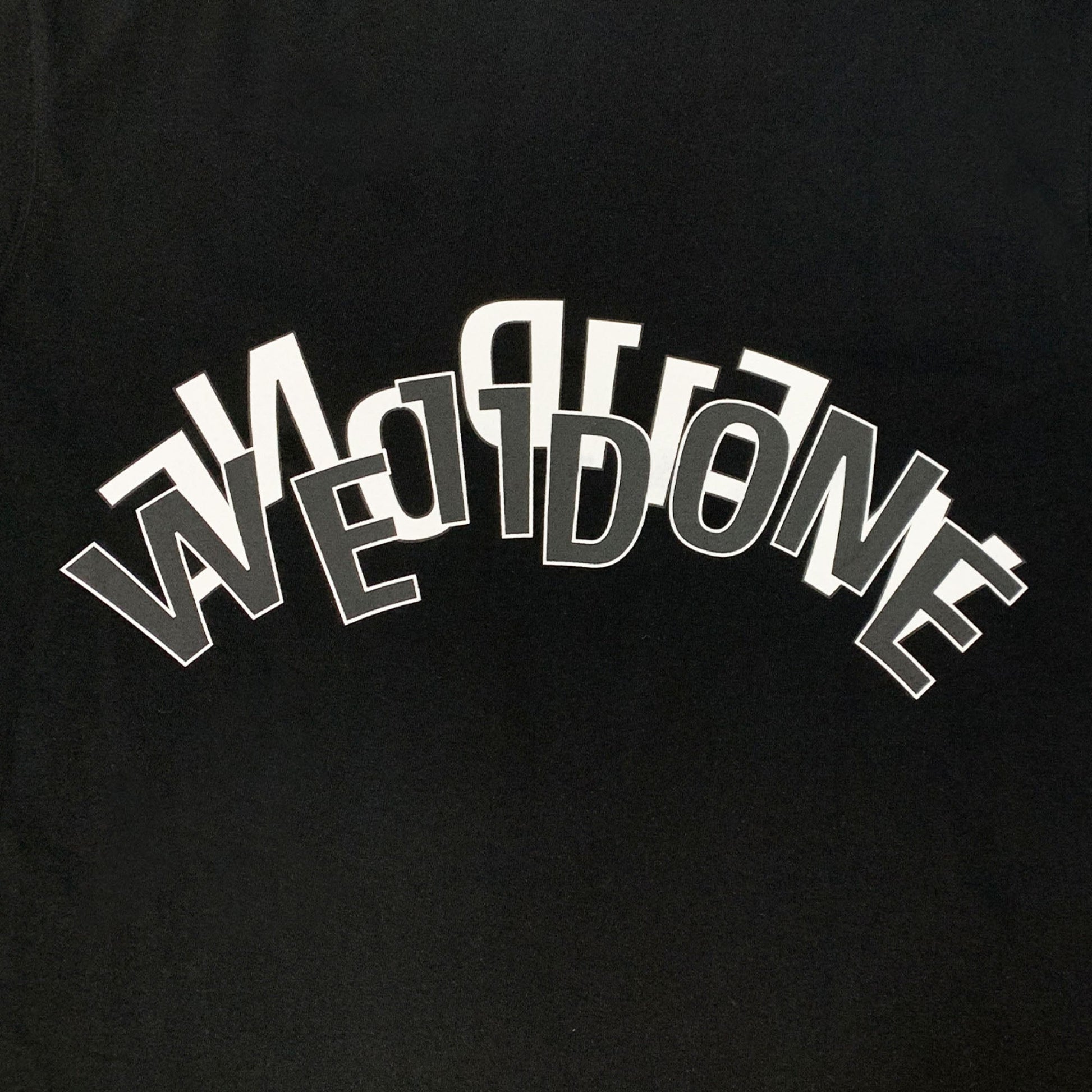 We11done Bi Layer Logo T-shirt | Designer code: WDTT322822  | Luxury Fashion Eshop | Lamode.com.hk