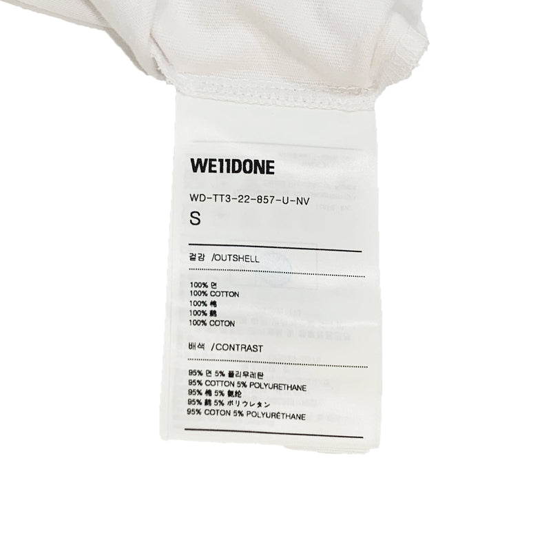 We11done Cursive Logo T-Shirt | Designer code: WDTT322857 | Luxury Fashion Eshop | Lamode.com.hk