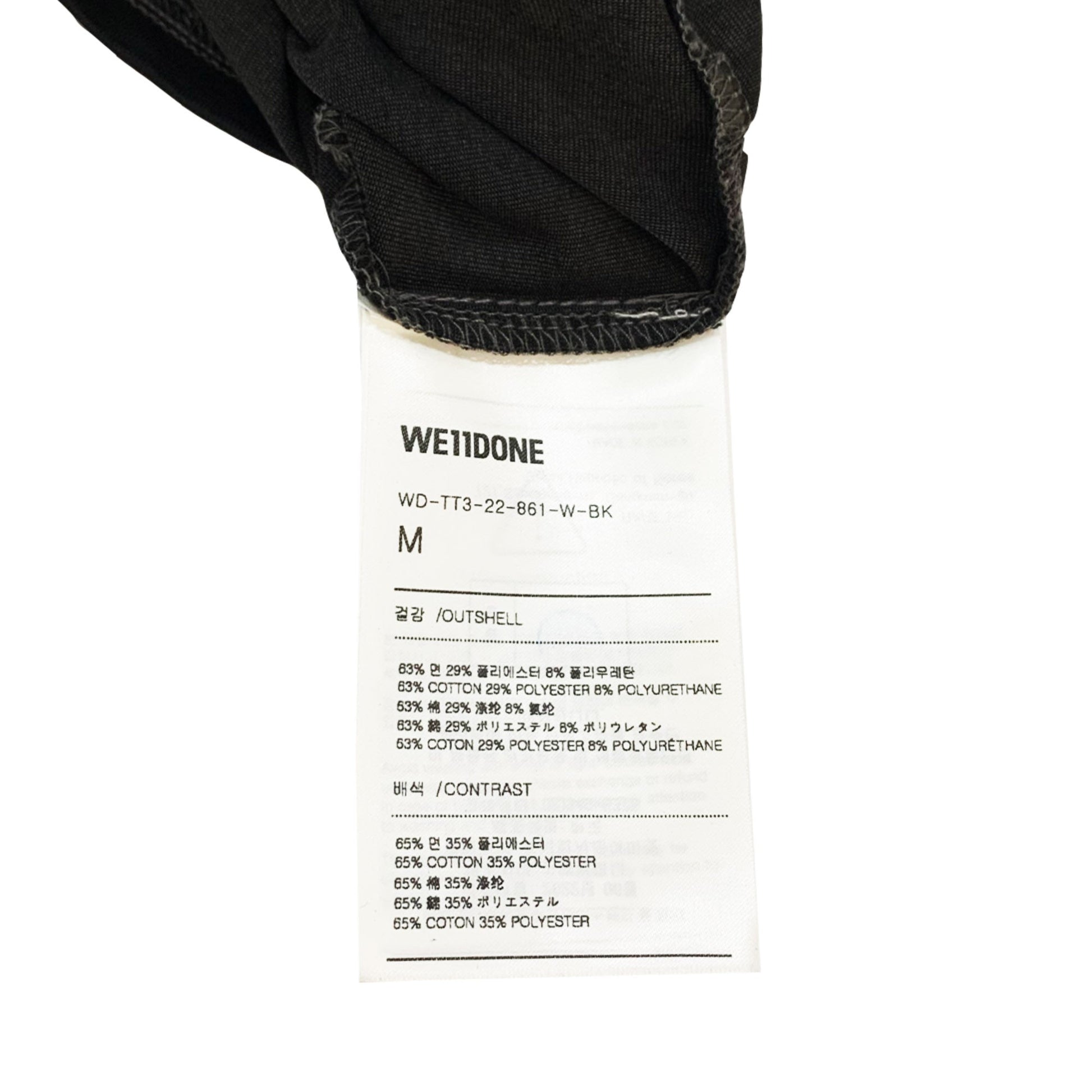 We11done Basic Logo T-shirt | Designer code: WDTT322861 | Luxury Fashion Eshop | Lamode.com.hk