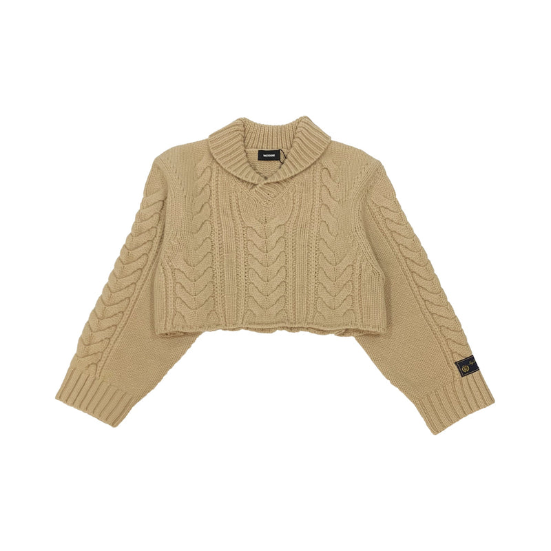 We11done Cable Knitted Sweater | Designer code: WDKT322642 | Luxury Fashion Eshop | Lamode.com.hk