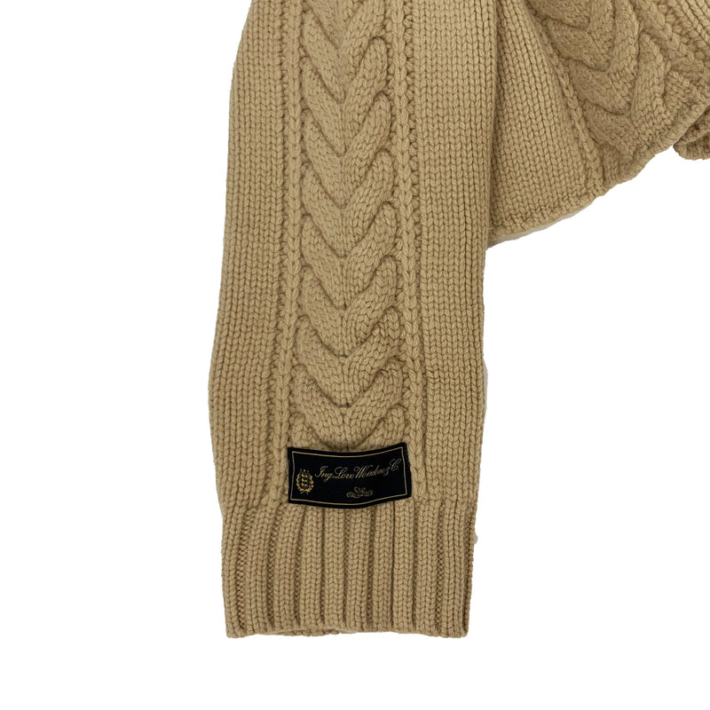 We11done Cable Knitted Sweater | Designer code: WDKT322642 | Luxury Fashion Eshop | Lamode.com.hk