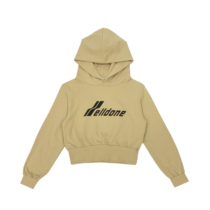 We11done Logo Crop Hoodie | Designer code: WDTH322865  | Luxury Fashion Eshop | Lamode.com.hk