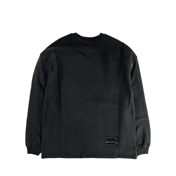 We11done Front Logo Sweatshirt | Designer code: WDTP519114 | Luxury Fashion Eshop | Lamode.com.hk
