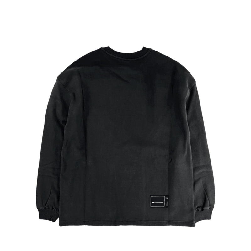 We11done Front Logo Sweatshirt | Designer code: WDTP519114 | Luxury Fashion Eshop | Lamode.com.hk