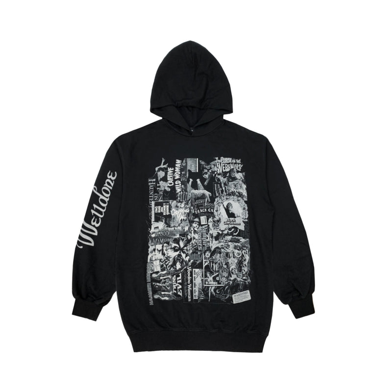 We11done Horror Collage Hoodie | Designer code: WDTH322744  | Luxury Fashion Eshop | Lamode.com.hk