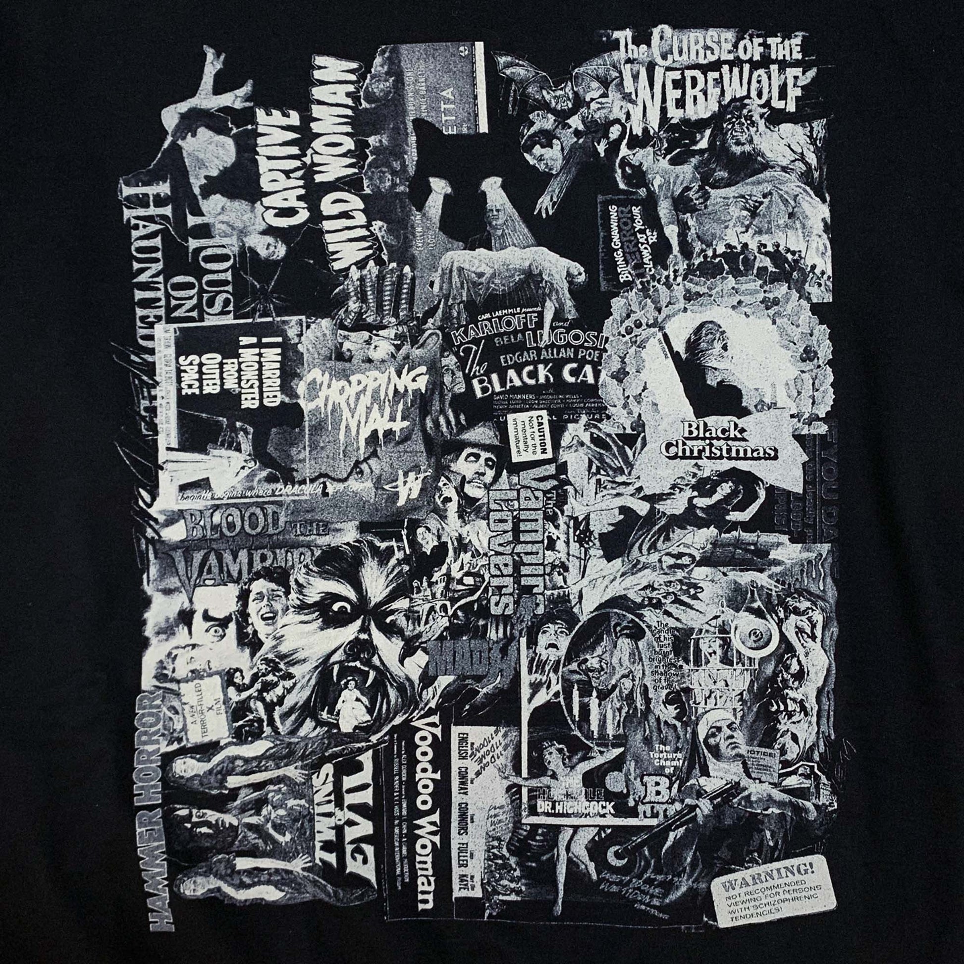 We11done Horror Collage Hoodie | Designer code: WDTH322744  | Luxury Fashion Eshop | Lamode.com.hk