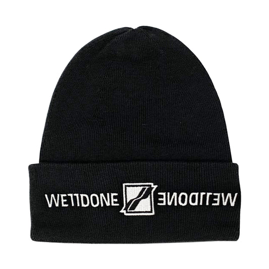 We11done Embroidered Logo Beanie | Designer code: WDKH121622 | Luxury Fashion Eshop | Lamode.com.hk