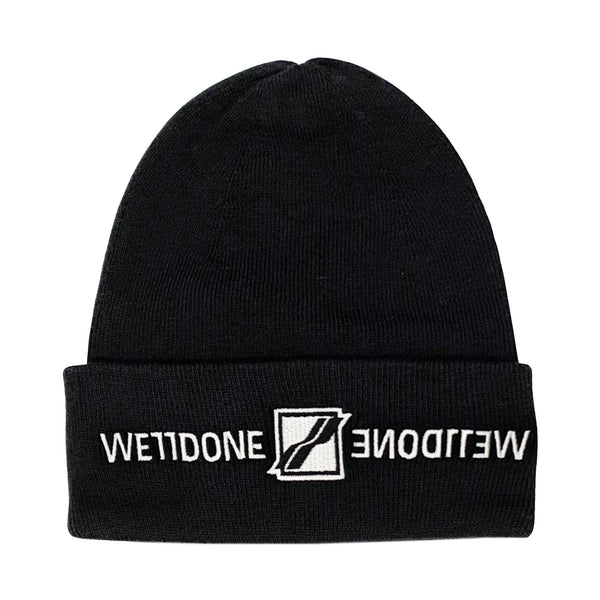 We11done Embroidered Logo Beanie | Designer code: WDKH121622 | Luxury Fashion Eshop | Lamode.com.hk