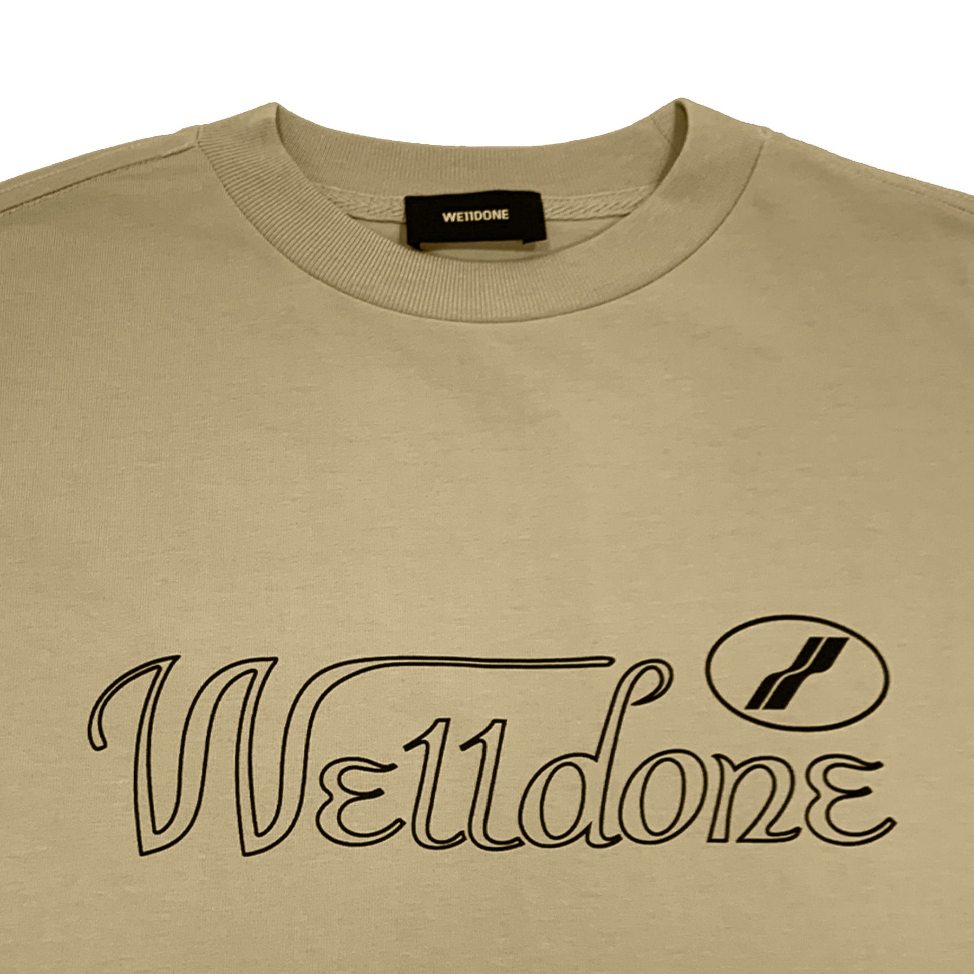We11done Logo Print T-shirt | Designer code: WDTT322851 | Luxury Fashion Eshop | Lamode.com.hk