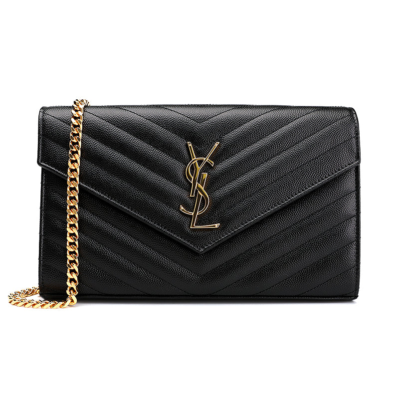 Saint Laurent Monogram Quilted Leather Shoulder Bag | Designer code: 377828BOW01 | Luxury Fashion Eshop | Lamode.com.hk