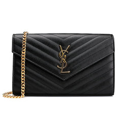Saint Laurent Monogram Quilted Leather Shoulder Bag | Designer code: 377828BOW01 | Luxury Fashion Eshop | Lamode.com.hk