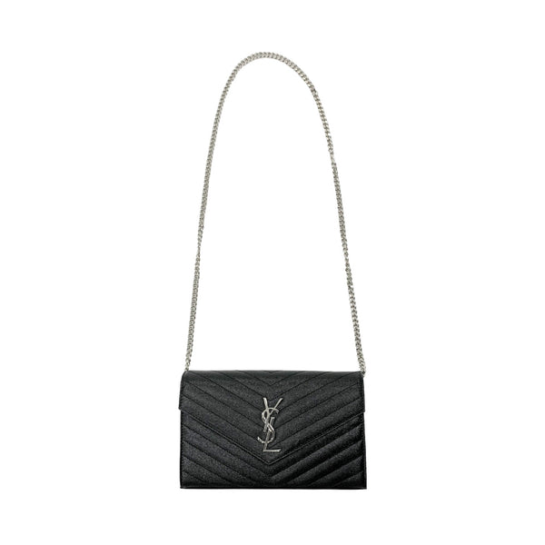 Saint Laurent Monogram Chain Wallet | Designer code: 377828BOW02 | Luxury Fashion Eshop | Lamode.com.hk