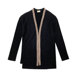 Saint Laurent Bead Embellished Cardigan | Designer code: 614581YAOQ2 | Luxury Fashion Eshop | Lamode.com.hk