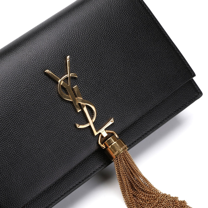 Saint Laurent Kate Tassel Chain Bag | Designer code: 452159BOW0J | Luxury Fashion Eshop | Lamode.com.hk