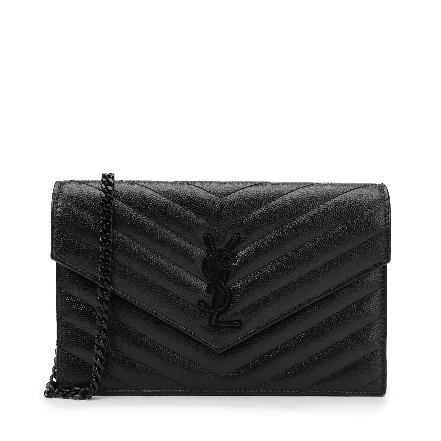 Saint Laurent Monogram Chain Wallet | Designer code: 393953BOW08 | Luxury Fashion Eshop | Lamode.com.hk