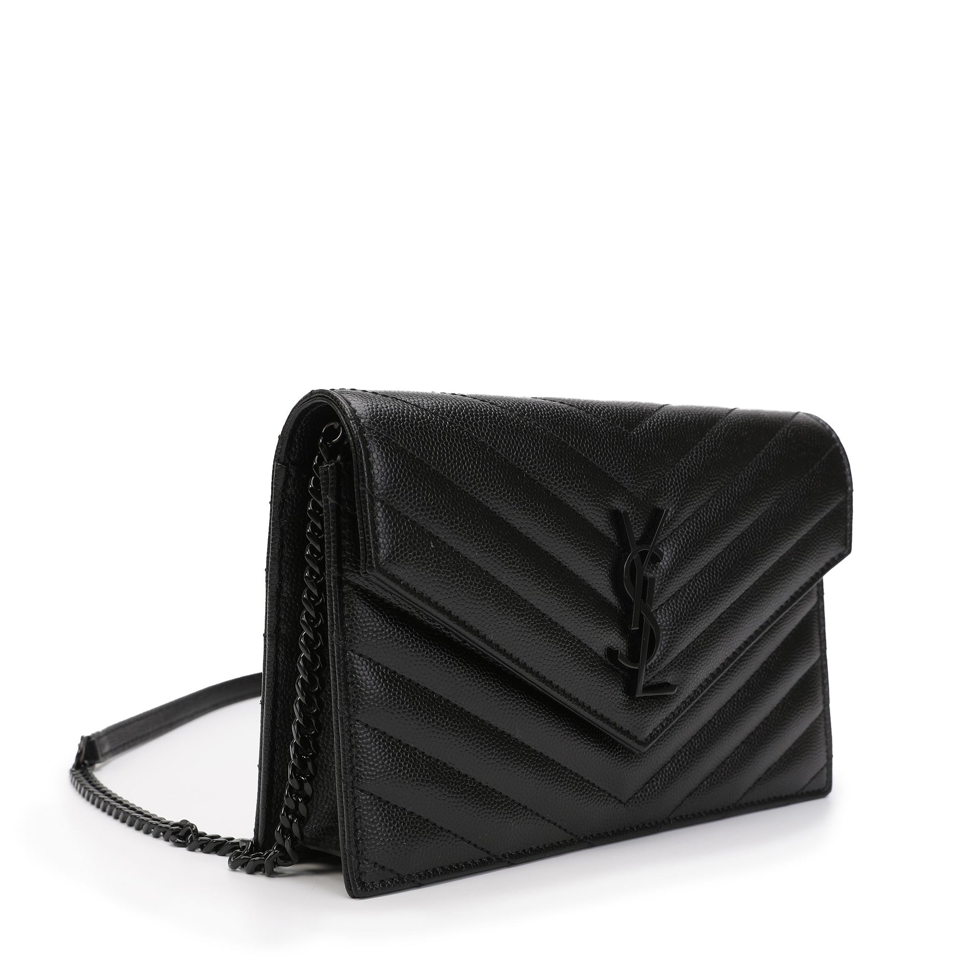 Saint Laurent Monogram Chain Wallet | Designer code: 393953BOW08 | Luxury Fashion Eshop | Lamode.com.hk