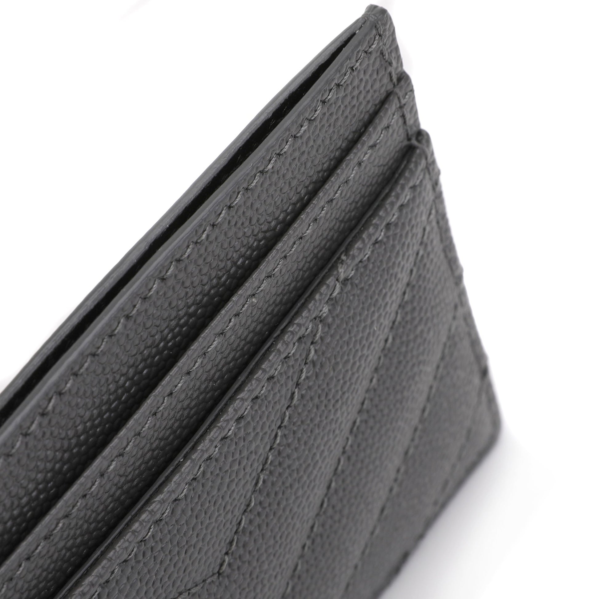 Saint Laurent Quilted Monogram Cardholder | Designer code: 423291BOW02 | Luxury Fashion Eshop | Lamode.com.hk