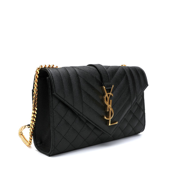 Saint Laurent Small Envelope Bag | Designer code: 600195BOW91 | Luxury Fashion Eshop | Lamode.com.hk