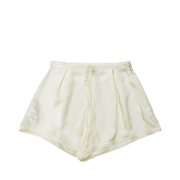 Saint Laurent High Waisted Drawstring Shorts | Designer code: 656804Y720W | Luxury Fashion Eshop | Lamode.com.hk