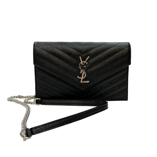Saint Laurent Quilted Logo Plaque Shoulder Bag | Designer code: 695108BOW02 | Luxury Fashion Eshop | Lamode.com.hk