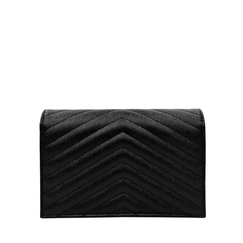 Saint Laurent Quilted Logo Plaque Shoulder Bag | Designer code: 695108BOW02 | Luxury Fashion Eshop | Lamode.com.hk