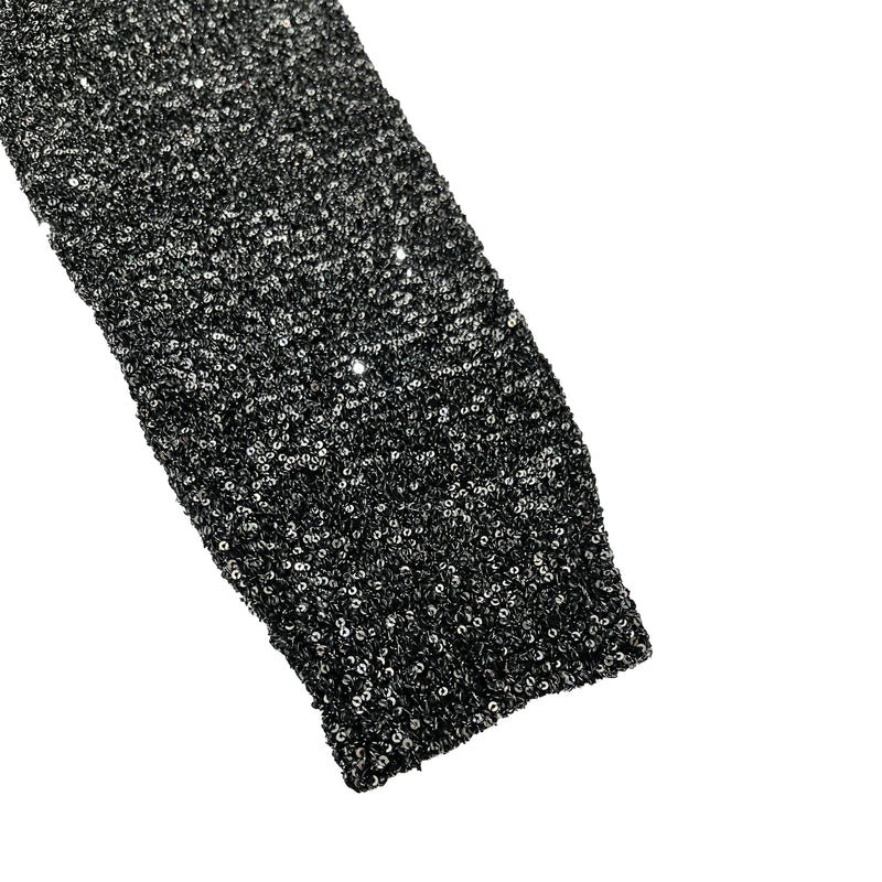 Saint Laurent Glitter Sequin Jumper Dress | Designer code: 569250YA2ZG | Luxury Fashion Eshop | Lamode.com.hk