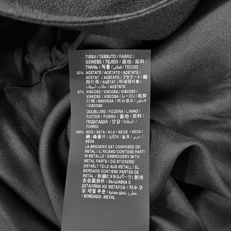 Saint Laurent Ruched Zip Front Silk Playsuit | Designer code: 690776Y012W | Luxury Fashion Eshop | Lamode.com.hk