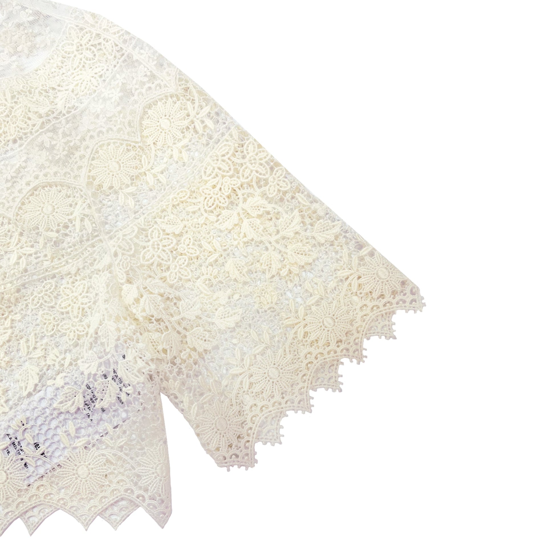 Saint Laurent Top In Floral Lace | Designer code: 682303Y9E05 | Luxury Fashion Eshop | Lamode.com.hk