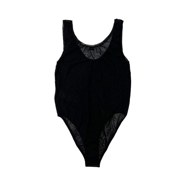 Saint Laurent Sheer Knit Sleeveless Bodysuit | Designer code: 700939Y75LI | Luxury Fashion Eshop | Lamode.com.hk