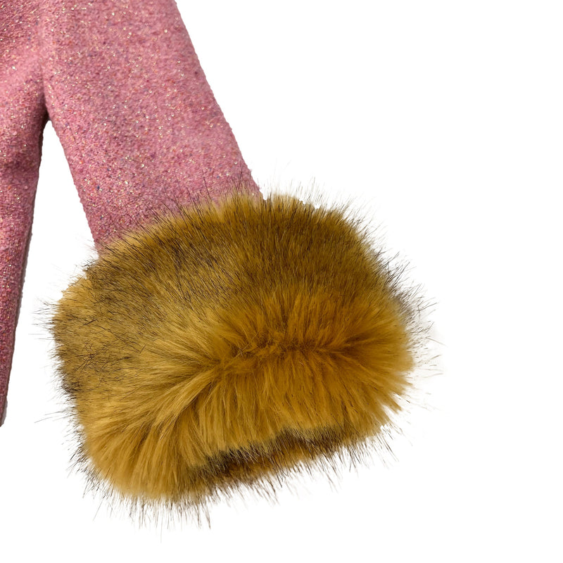 Saint Laurent Faux Fur Detail Fitted Jacket | Designer code: 671538Y7D23 | Luxury Fashion Eshop | Lamode.com.hk