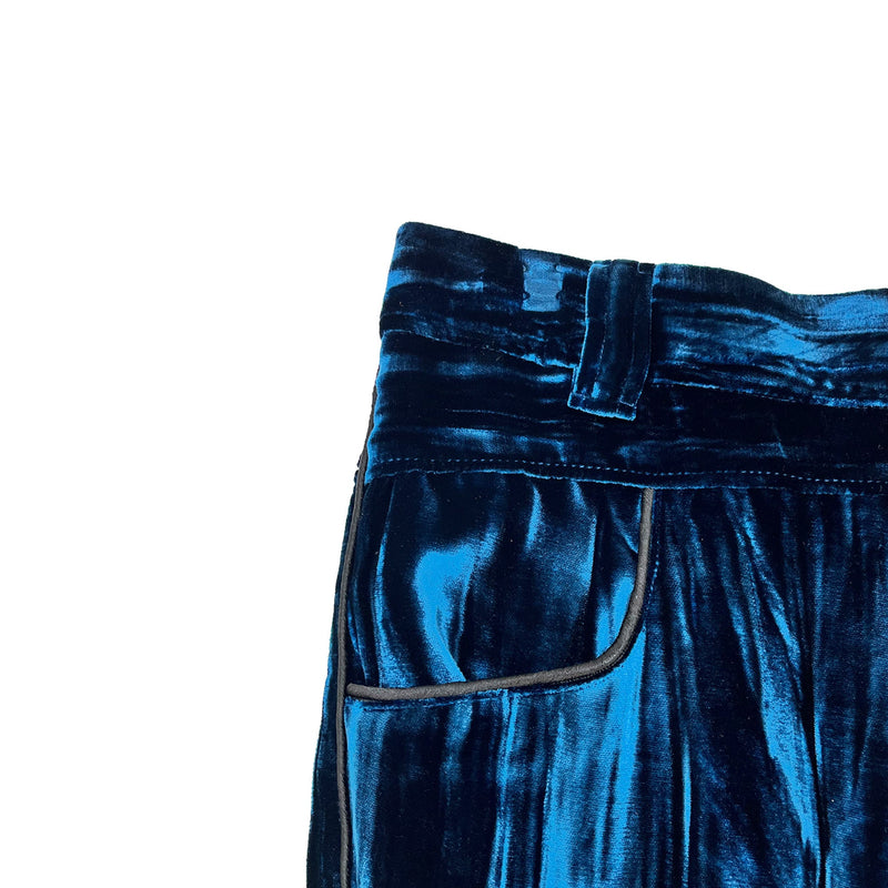Saint Laurent Silk Blend Pant | Designer code: 531581Y099T | Luxury Fashion Eshop | Lamode.com.hk