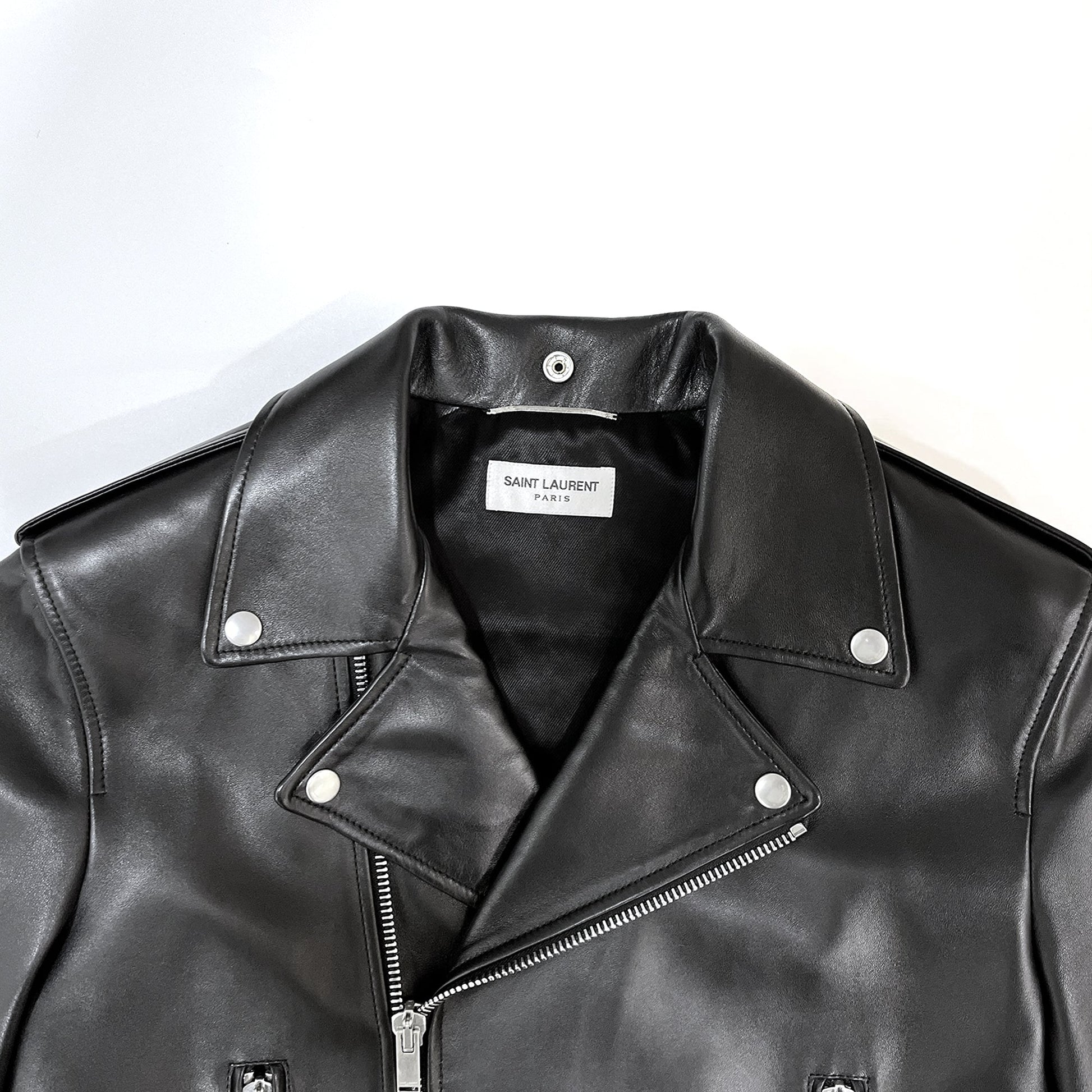 Saint Laurent Biker Jacket | Designer code: 484284Y5YA2 | Luxury Fashion Eshop | Lamode.com.hk