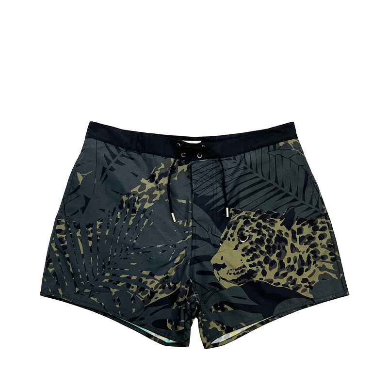 Saint Laurent Leopard Print Swim Shorts | Designer code: 649134Y2C22 | Luxury Fashion Eshop | Lamode.com.hk