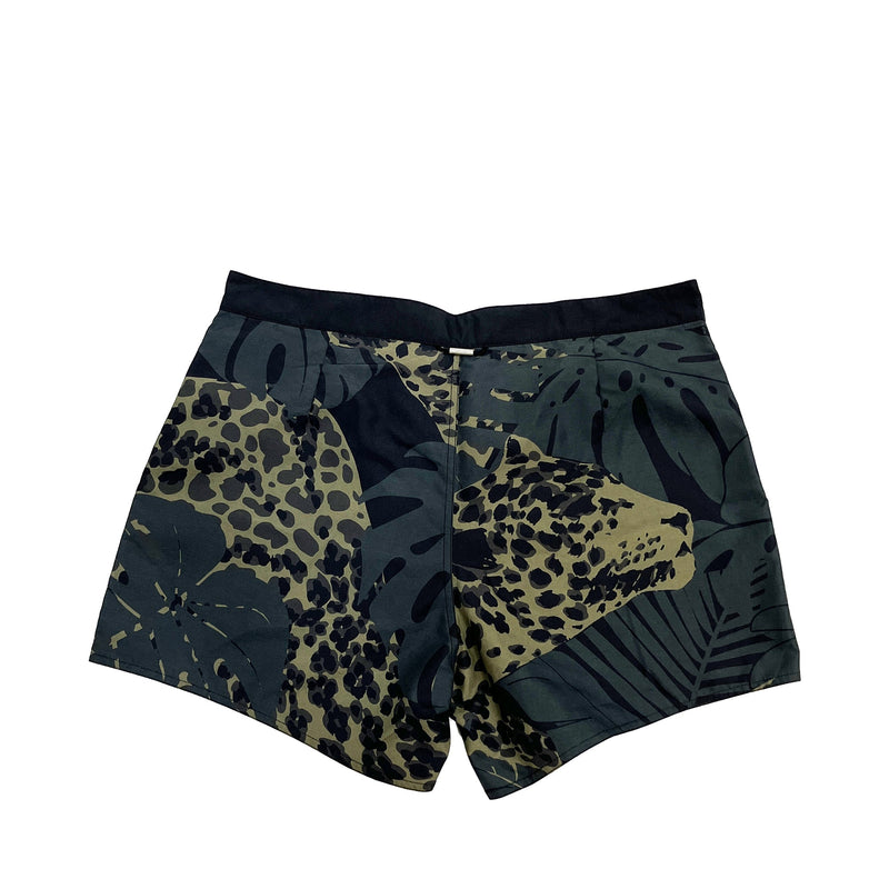 Saint Laurent Leopard Print Swim Shorts | Designer code: 649134Y2C22 | Luxury Fashion Eshop | Lamode.com.hk